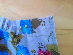 Parallelnaht-Ende Parallelnaht-Ende